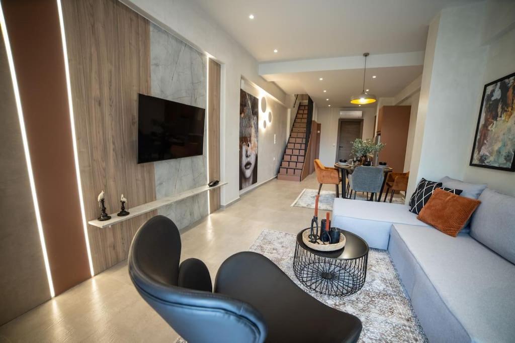 Meteora Loft Appartement Kalampáka Buitenkant foto